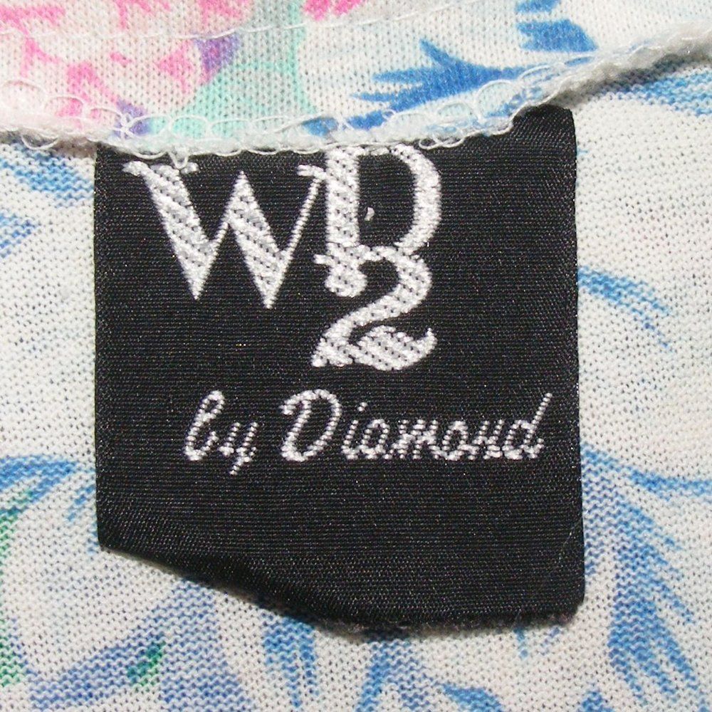 VINTAGE Skater MIni Dress, S, Multicolor Floral, Short sleeves,  Square neck - Picture 11 of 13